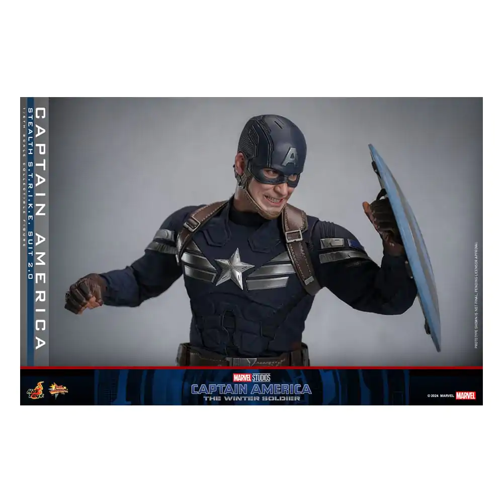 Captain America: The Winter Soldier Movie Masterpiece akční figurka 1/6 Captain America (Stealth S.T.R.I.K.E. Suit) 2.0 31 cm fotografii produktu