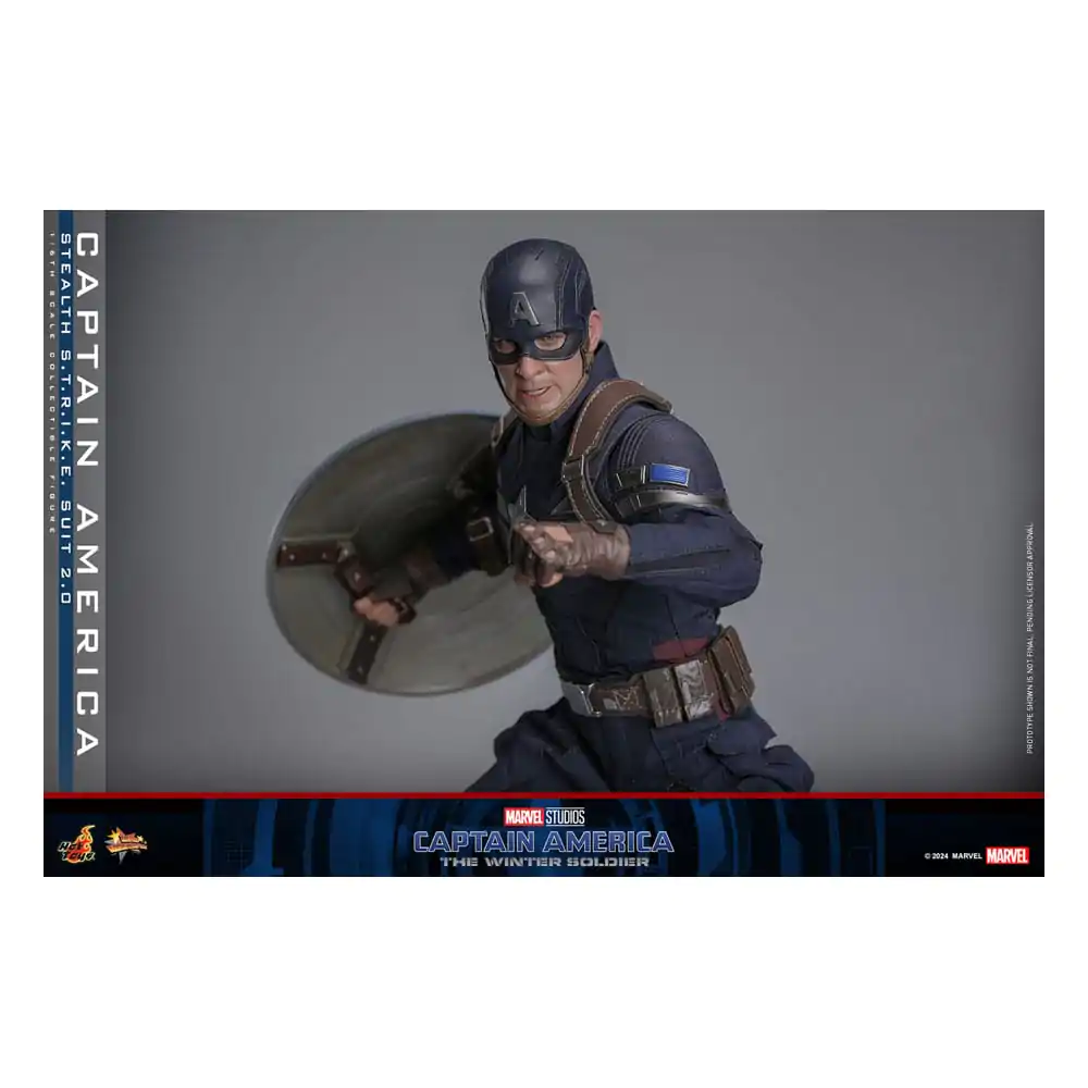 Captain America: The Winter Soldier Movie Masterpiece akční figurka 1/6 Captain America (Stealth S.T.R.I.K.E. Suit) 2.0 31 cm fotografii produktu