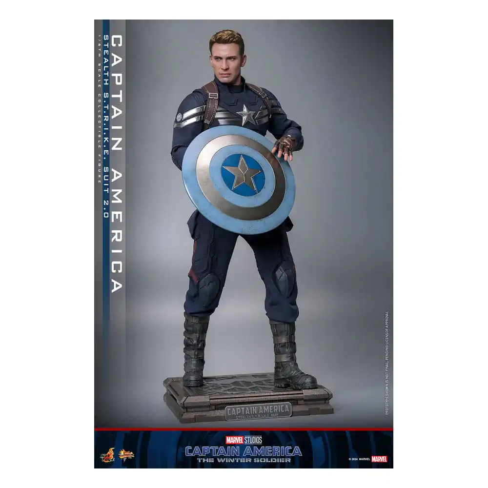 Captain America: The Winter Soldier Movie Masterpiece akční figurka 1/6 Captain America (Stealth S.T.R.I.K.E. Suit) 2.0 31 cm fotografii produktu