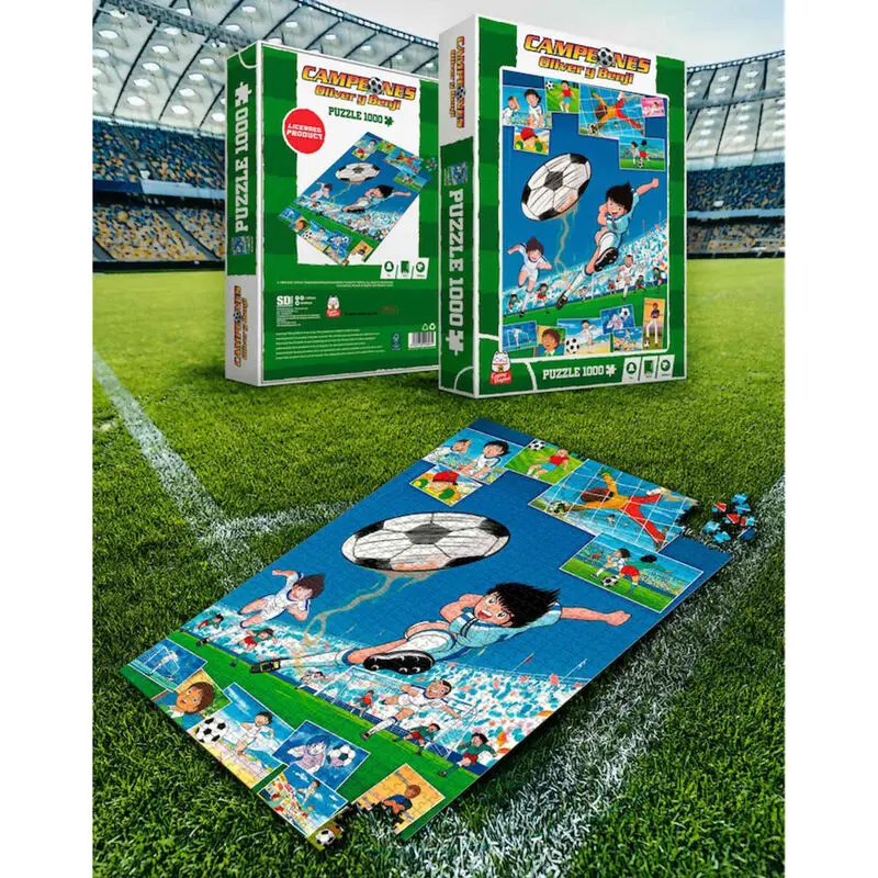 Captain Tsubasa Puzzle Newpi vs San Francis - Puzzle fotografii produktu