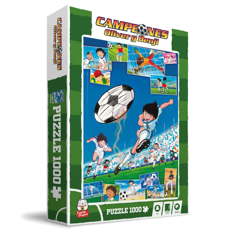 Captain Tsubasa Puzzle Newpi vs San Francis - Puzzle fotografii produktu