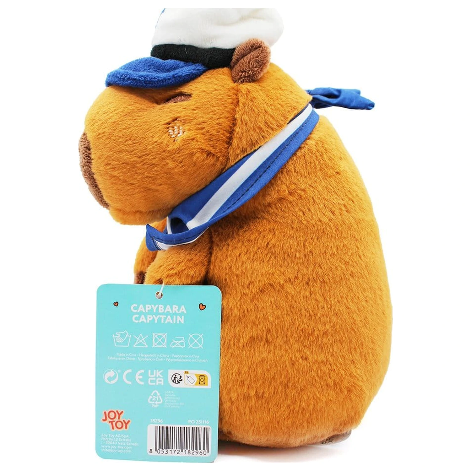 Capybara plyšová figurka Capy Captain 23 cm fotografii produktu