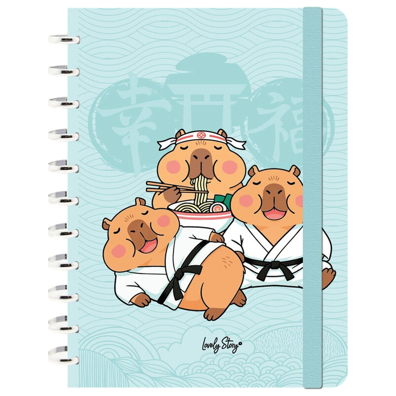 Capybara Japan A4 sešit fotografii produktu