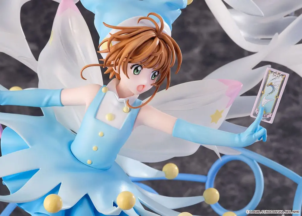 Cardcaptor Sakura PVC Socha 1/7 Sakura Kinomoto Battle Costume Water Ver. 36 cm fotografii produktu