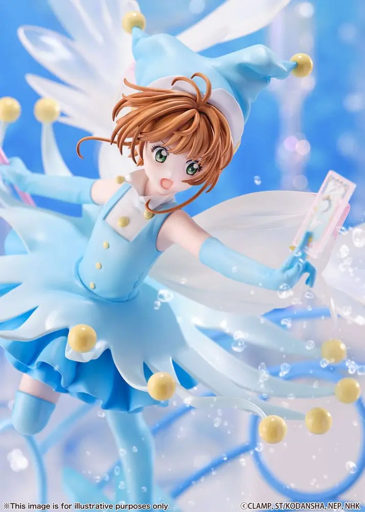 Cardcaptor Sakura PVC Socha 1/7 Sakura Kinomoto Battle Costume Water Ver. 36 cm fotografii produktu