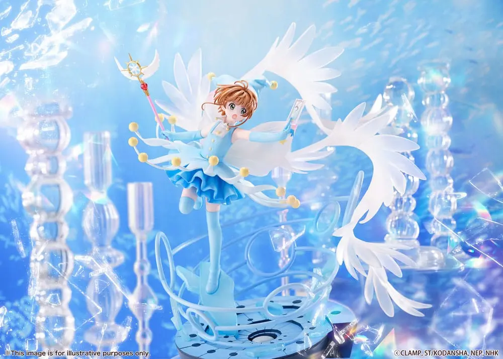 Cardcaptor Sakura PVC Socha 1/7 Sakura Kinomoto Battle Costume Water Ver. 36 cm fotografii produktu