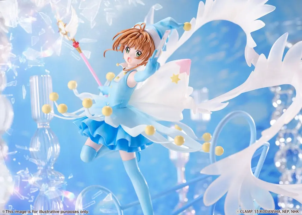 Cardcaptor Sakura PVC Socha 1/7 Sakura Kinomoto Battle Costume Water Ver. 36 cm fotografii produktu