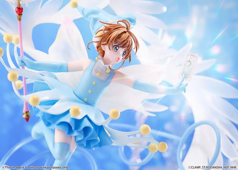 Cardcaptor Sakura PVC Socha 1/7 Sakura Kinomoto Battle Costume Water Ver. 36 cm fotografii produktu