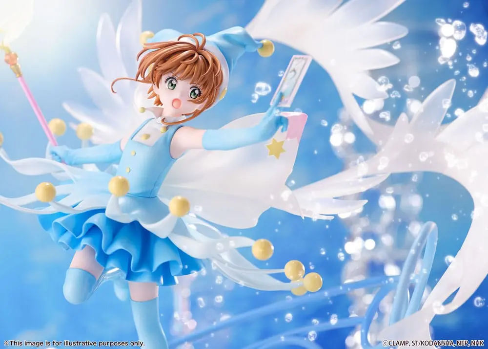 Cardcaptor Sakura PVC Socha 1/7 Sakura Kinomoto Battle Costume Water Ver. 36 cm fotografii produktu