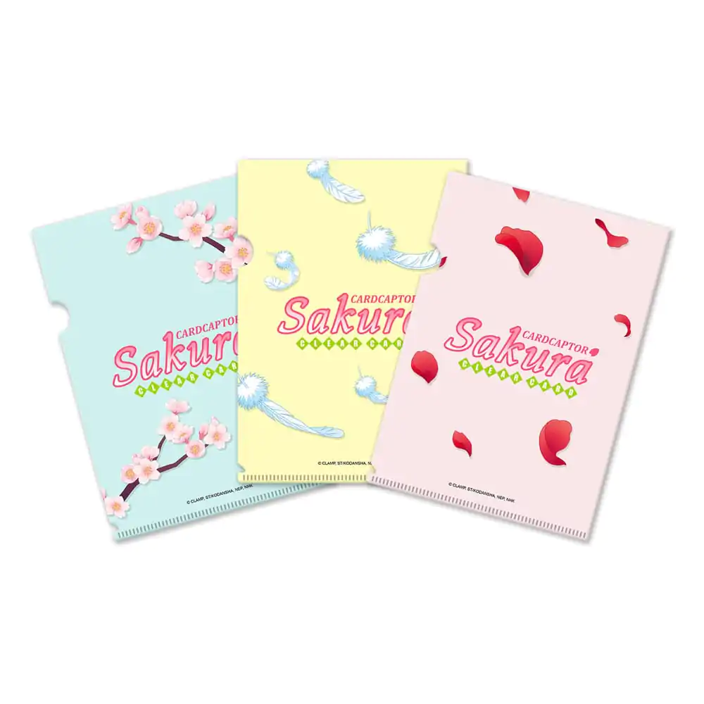 Cardcaptor Sakura Clear Card Sada tří průhledných obalů na dokumenty Clearfile fotografii produktu