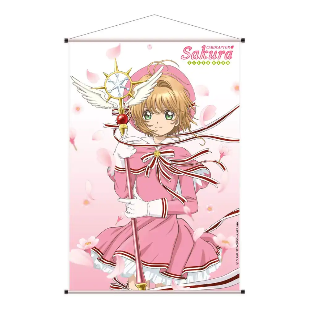 Cardcaptor Sakura Clear Card Wallscroll Sakura Kinomoto Cherry Blossoms 60 x 90 cm Nástěnný svitek fotografii produktu