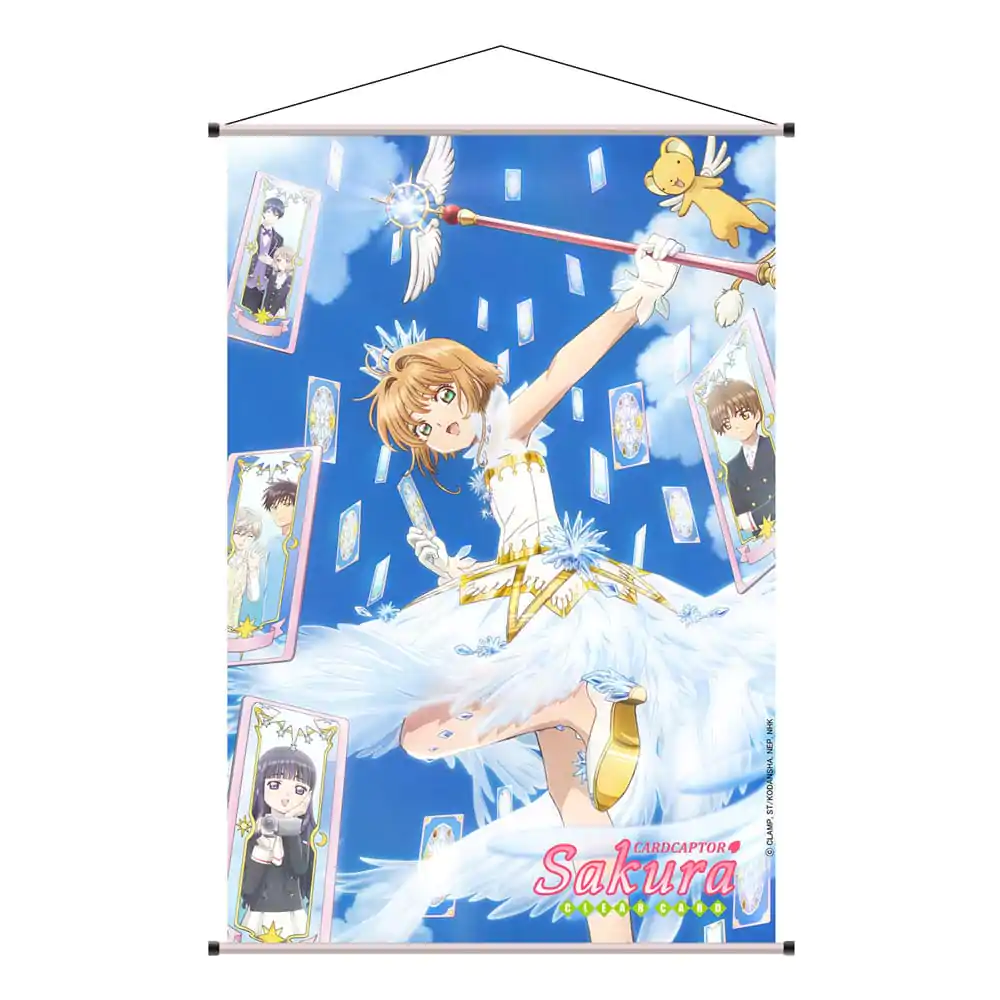 Cardcaptor Sakura Clear Card Wallscroll Sakura Kinomoto 60 x 90 cm Nástěnný svitek fotografii produktu