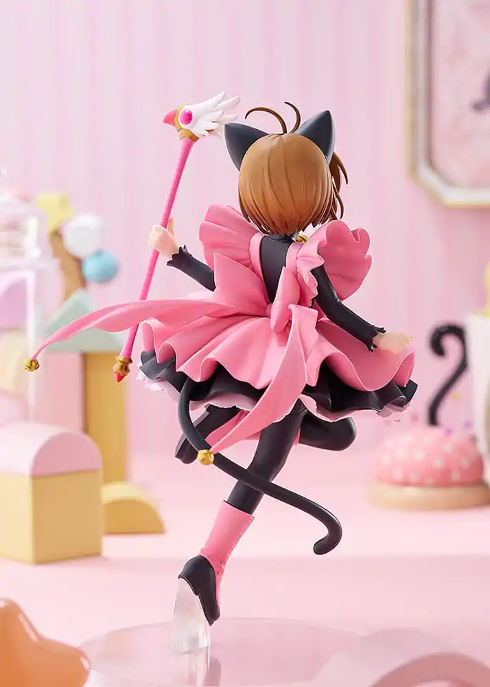 Cardcaptor Sakura Pop Up Parade PVC Socha Sakura Kinomoto: Black Cat Costume Ver. Velikost L 22 cm fotografii produktu