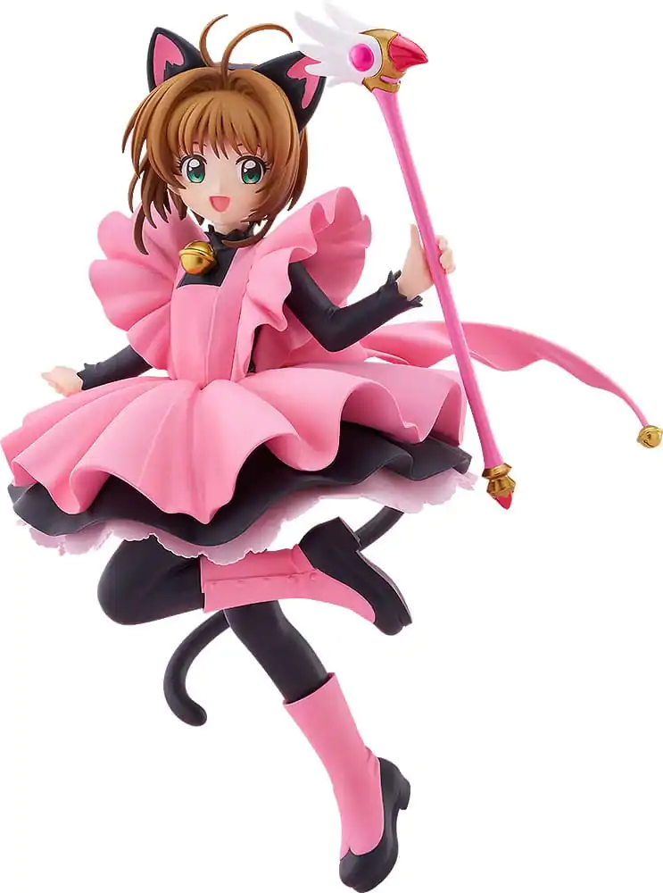 Cardcaptor Sakura Pop Up Parade PVC Socha Sakura Kinomoto: Black Cat Costume Ver. Velikost L 22 cm fotografii produktu