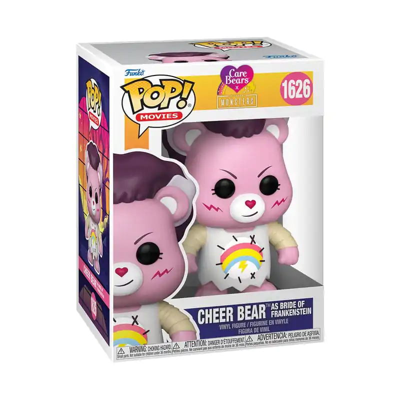 Care Bears x Universal Monsters Funko POP! Vinylová Figurka Medvídek Štěstí Nevěsta Frankenstein 9 cm fotografii produktu