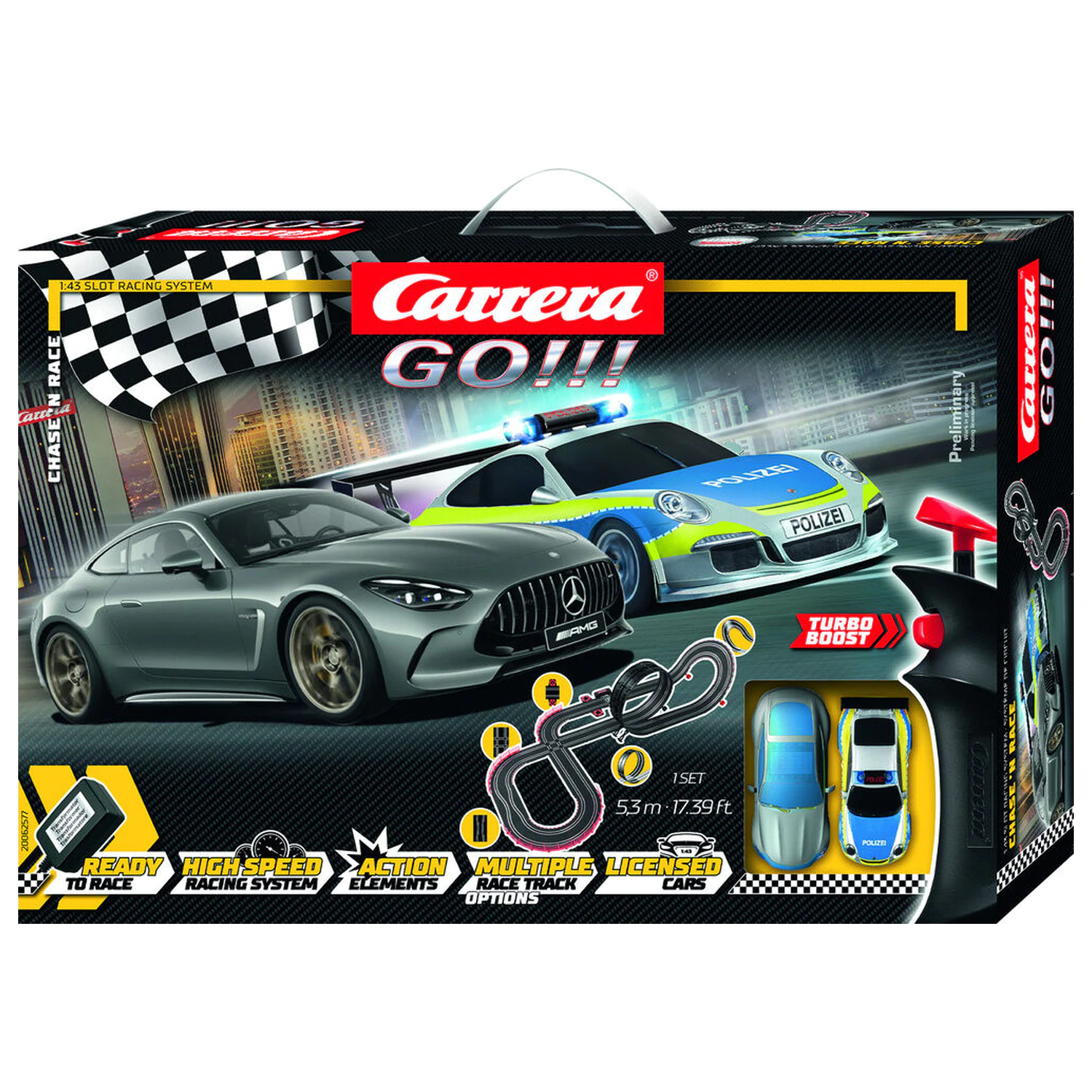 Carrera GO!!! Chase 'n Race Závodní dráha fotografii produktu