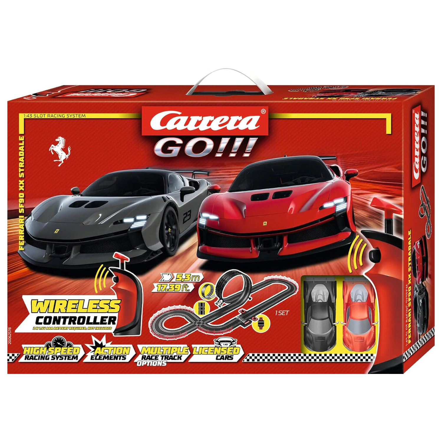 Carrera GO!!! Ferrari Supercar Power závodní okruh fotografii produktu