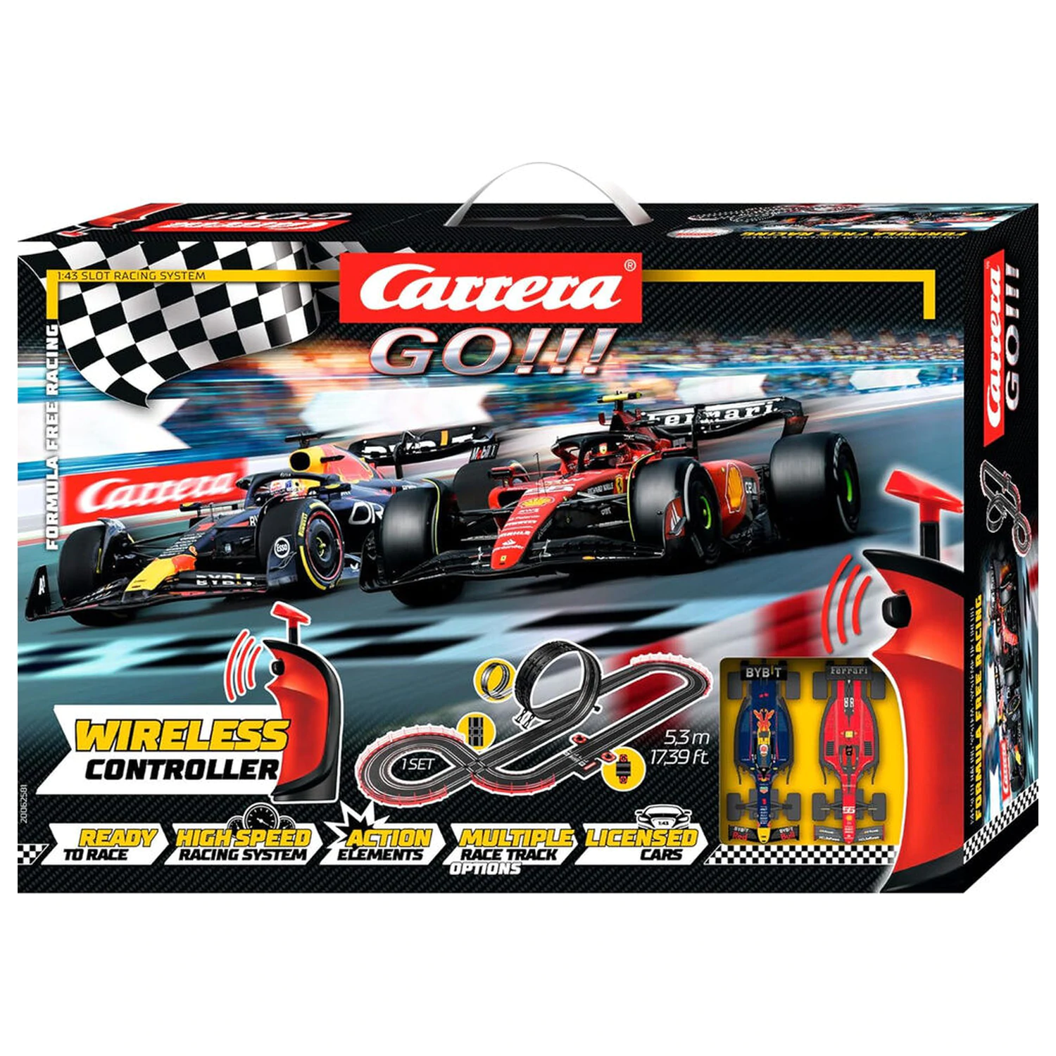 Carrera GO!!! Formula Free Racing - Závodní dráha fotografii produktu
