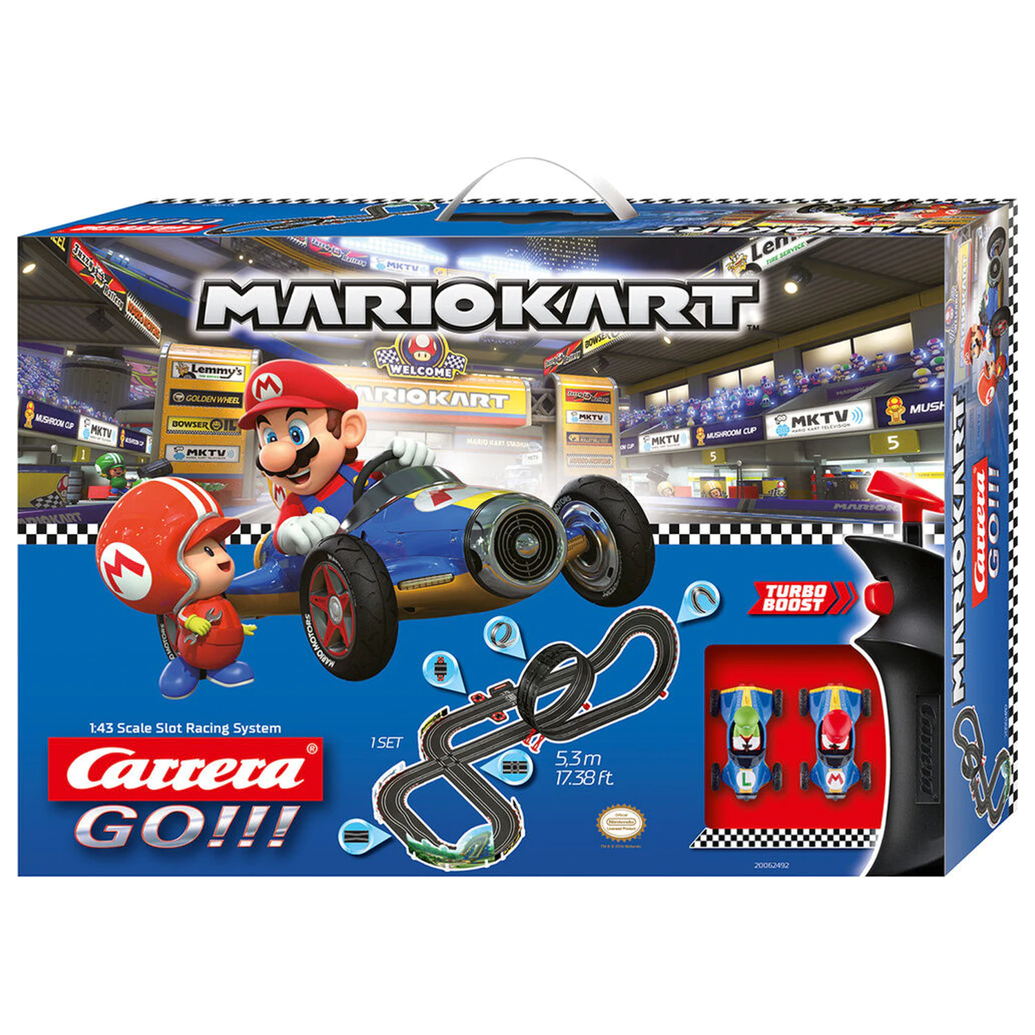 Carrera GO!!! Mario Kart Mario & Luigi závodní dráha fotografii produktu