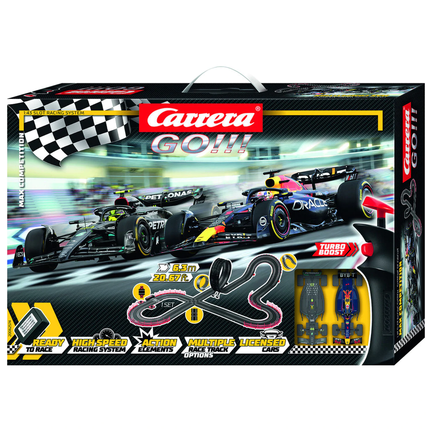 Carrera GO!!! Závodní dráha Max Competition fotografii produktu