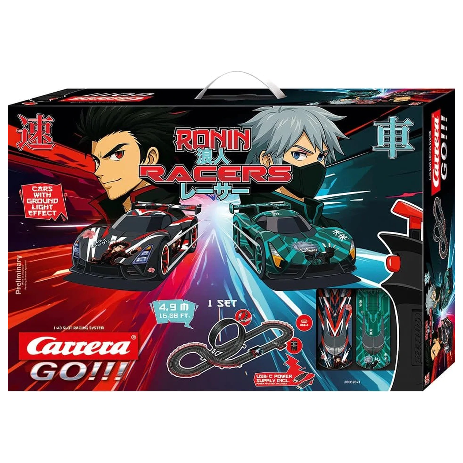 Carrera GO!!! Závodní dráha pro autodráhy Ronin Racers fotografii produktu