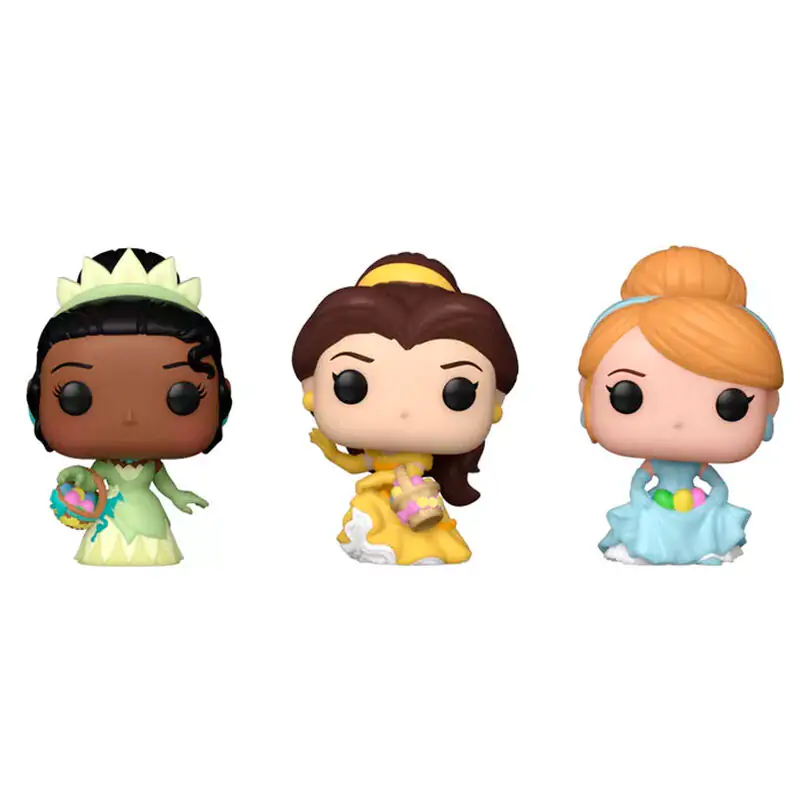 Mrkvová kapesní POP blistr 3 figurky Disney Princezny Popelka Tiana Bella fotografii produktu