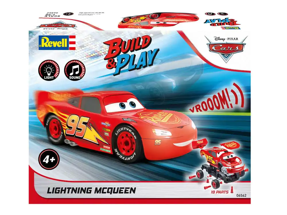 Cars Model Kit 1/20 Blesk McQueen 20 cm fotografii produktu