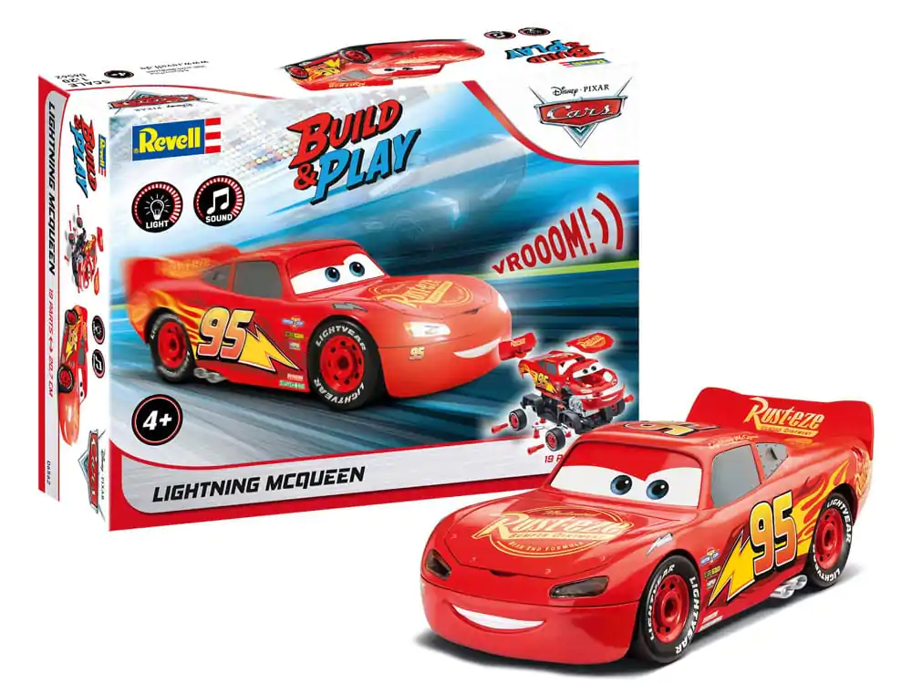 Cars Model Kit 1/20 Blesk McQueen 20 cm fotografii produktu