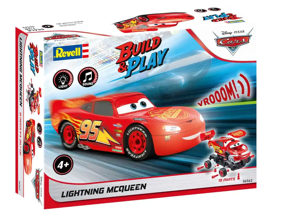 Cars Model Kit 1/20 Blesk McQueen 20 cm fotografii produktu