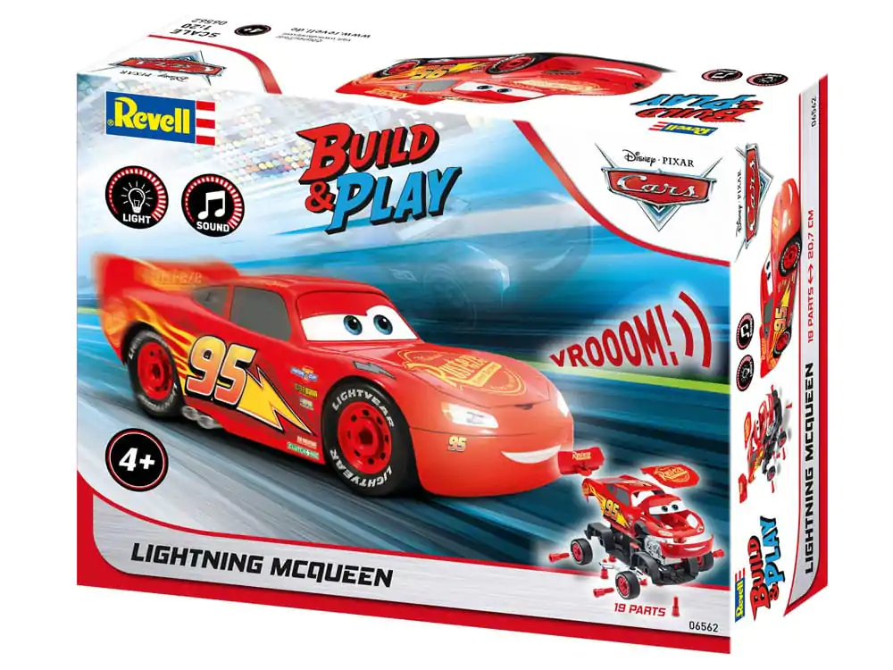 Cars Model Kit 1/20 Blesk McQueen 20 cm fotografii produktu