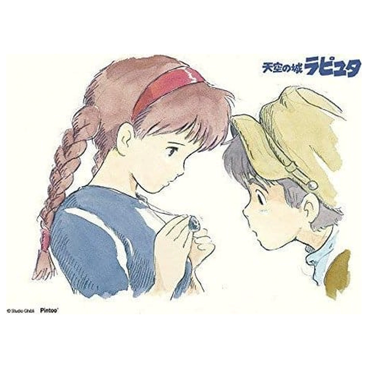 Castle in the Sky Puzzle a stojan Sheeta & Pazu (150 kusů) fotografii produktu