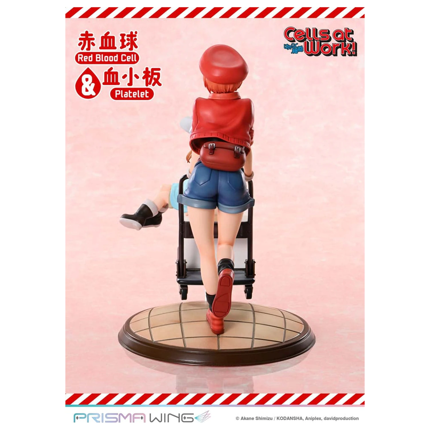 Cells at Work Prisma Wing PVC Socha Red Blood Cell & Platelet 26 cm fotografii produktu