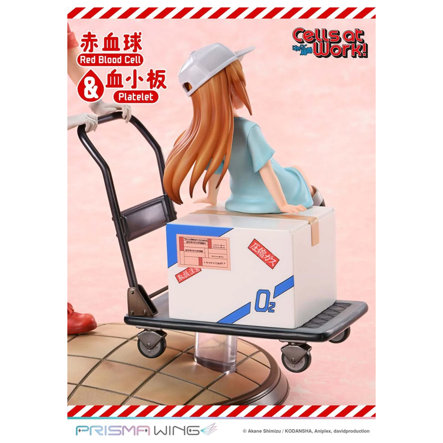 Cells at Work Prisma Wing PVC Socha Red Blood Cell & Platelet 26 cm fotografii produktu