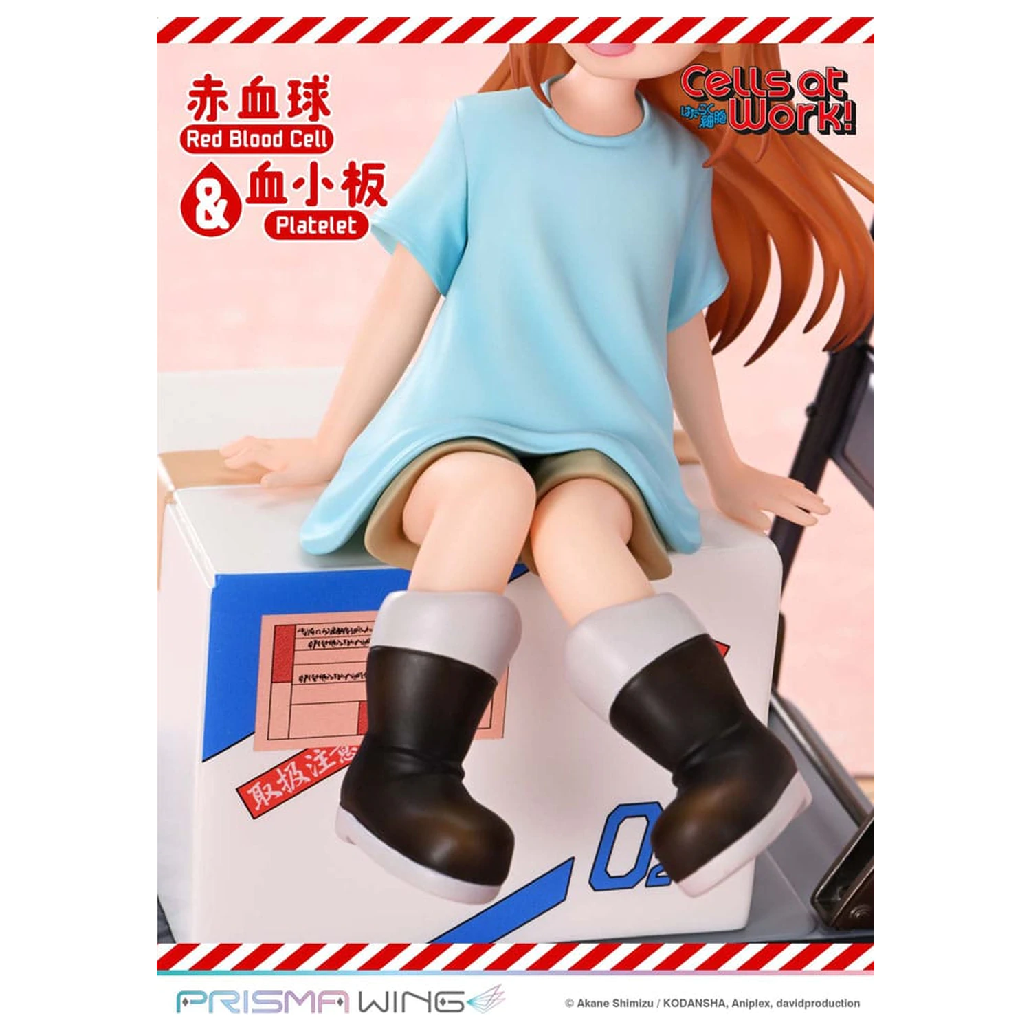 Cells at Work Prisma Wing PVC Socha Red Blood Cell & Platelet 26 cm fotografii produktu