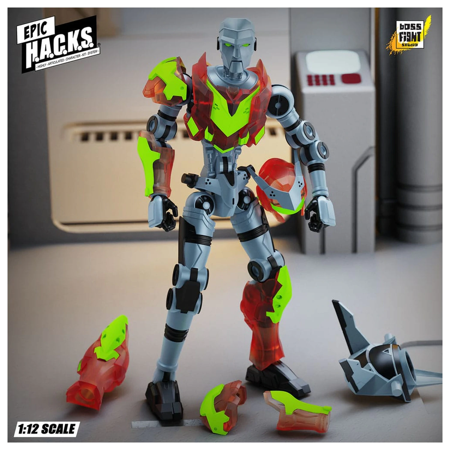 CGT Corp Epic H.A.C.K.S. akční figurka 1/12 Wave 1 CGT Combat Drone: Agile Battle Robot 18 cm fotografii produktu