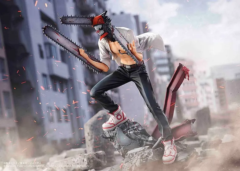 Chainsaw Man PVC socha 1/7 Chainsaw Man 26 cm fotografii produktu