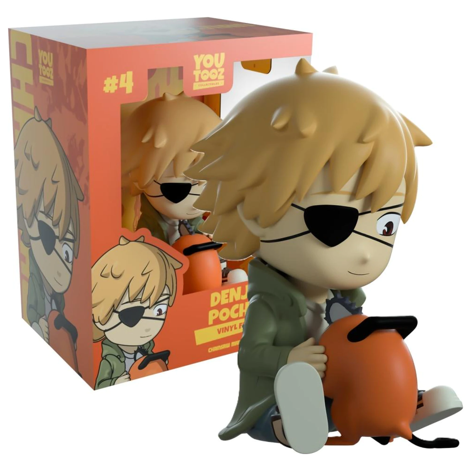 Figurka Chainsaw Man Denji & Pochita Youtooz 10cm fotografii produktu