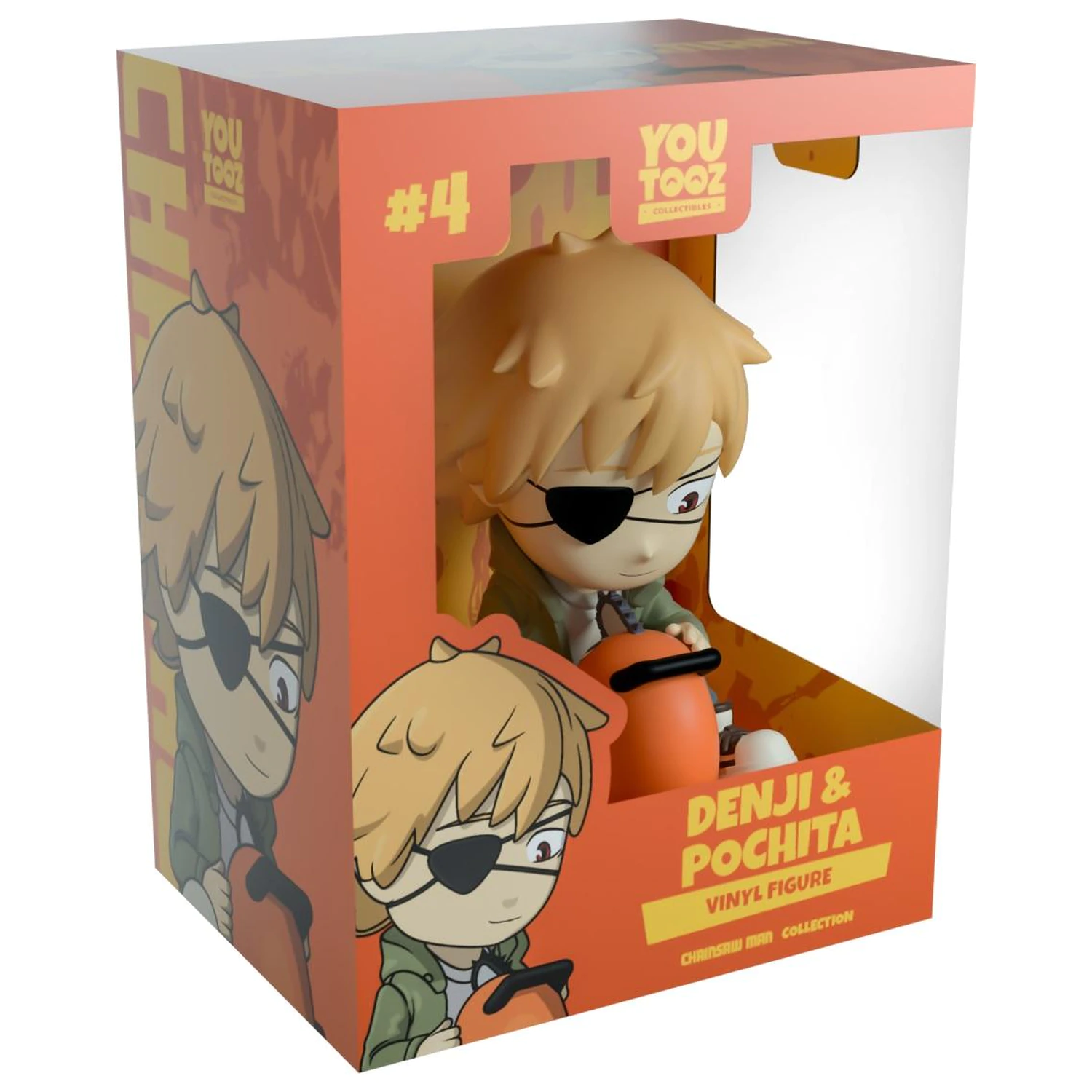 Figurka Chainsaw Man Denji & Pochita Youtooz 10cm fotografii produktu