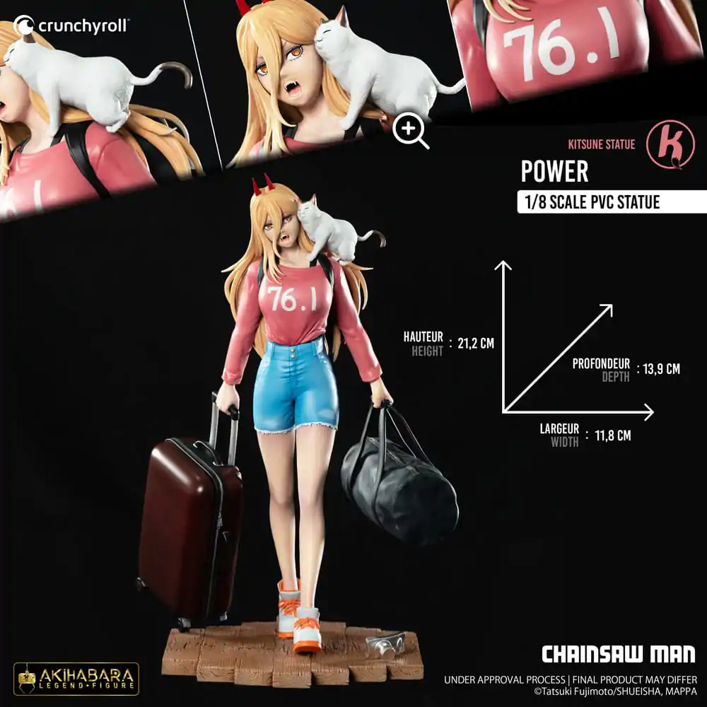 Chainsaw Man PVC Socha 1/8 Power 21 cm fotografii produktu