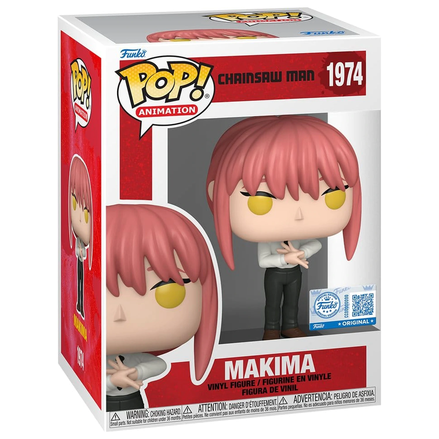 Chainsaw Man Funko POP! Animation Vinylová figurka Makima Exclusive Edition 9 cm fotografii produktu
