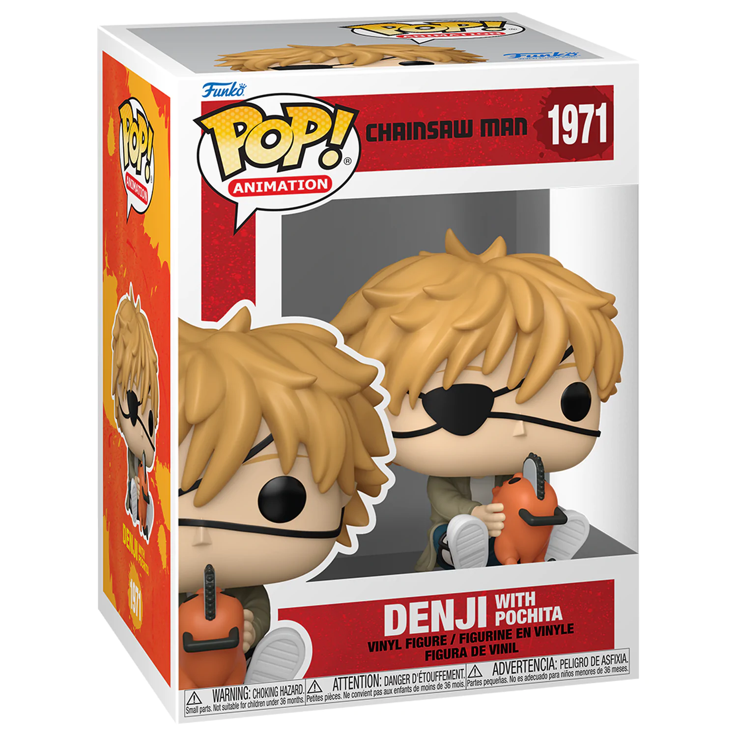 Chainsaw Man Funko POP! Games Vinylová figurka Denji & Pochita 9 cm fotografii produktu