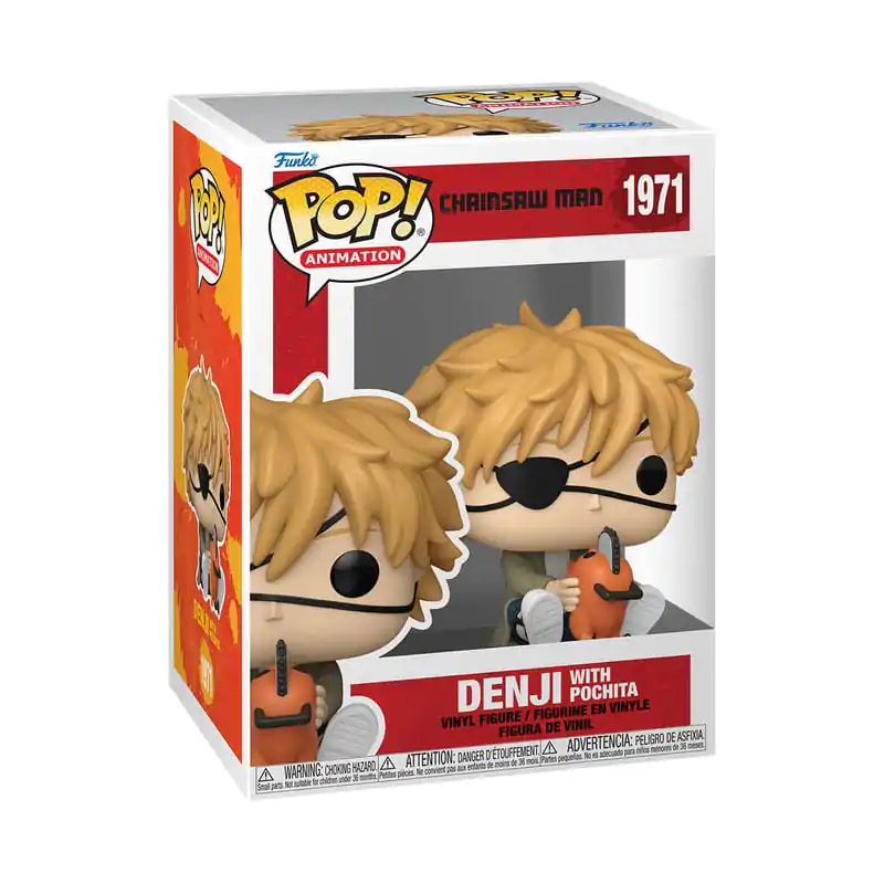 Chainsaw Man Funko POP! Games Vinylová figurka Denji & Pochita 9 cm fotografii produktu