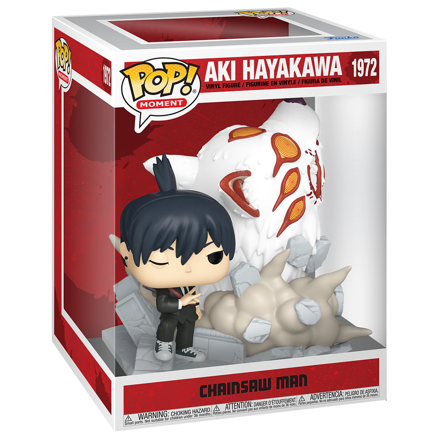 Chainsaw Man Funko POP Moments vinylová figurka Aki (Fox Devil) 9 cm fotografii produktu