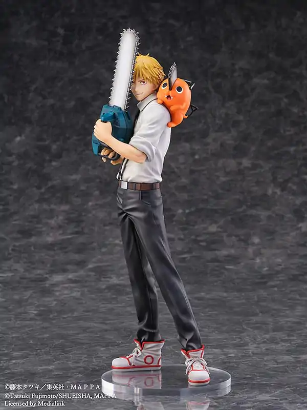 Chainsaw Man Luminasta PVC socha 1/7 Denji & Pochita 24 cm fotografii produktu