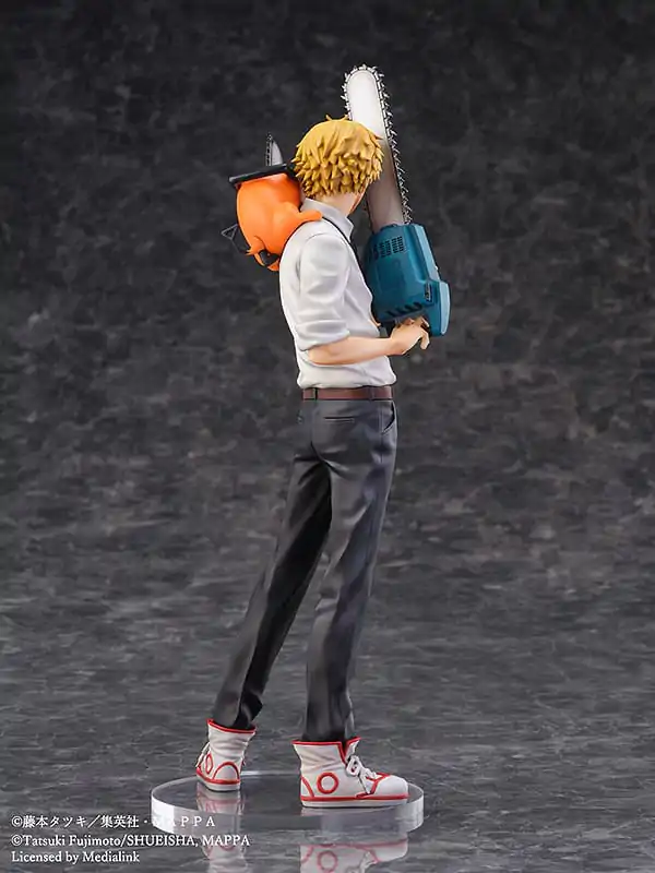 Chainsaw Man Luminasta PVC socha 1/7 Denji & Pochita 24 cm fotografii produktu