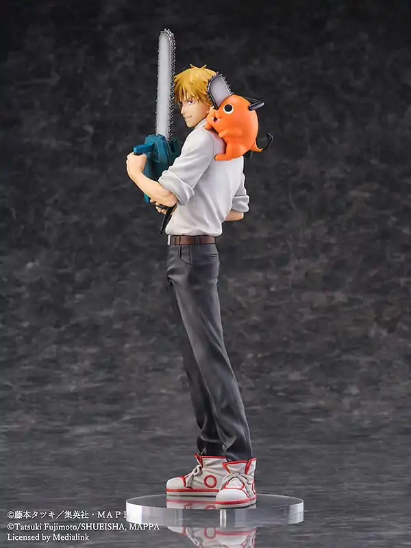 Chainsaw Man Luminasta PVC socha 1/7 Denji & Pochita 24 cm fotografii produktu