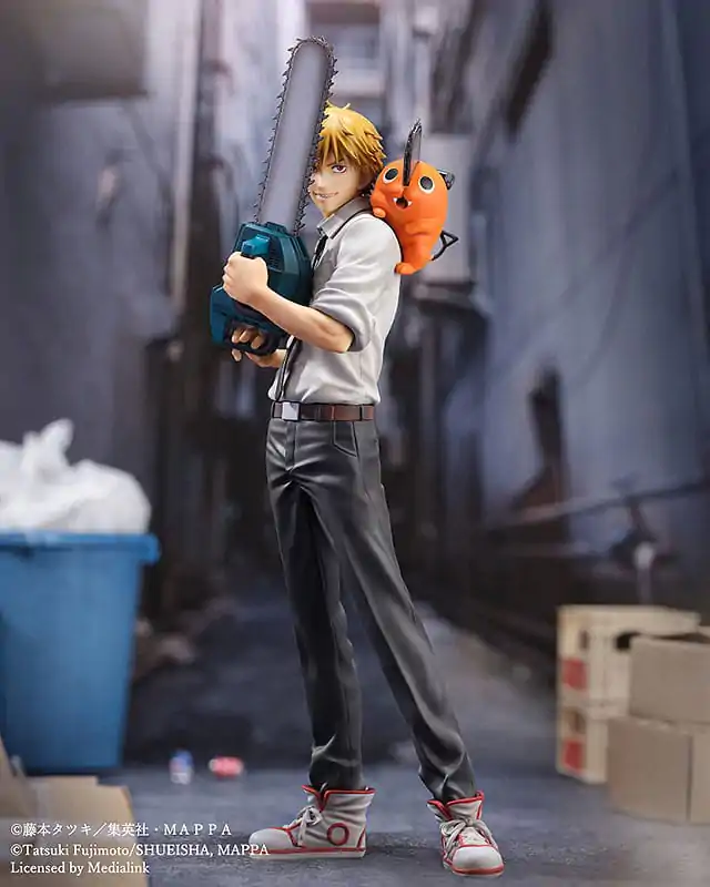 Chainsaw Man Luminasta PVC socha 1/7 Denji & Pochita 24 cm fotografii produktu