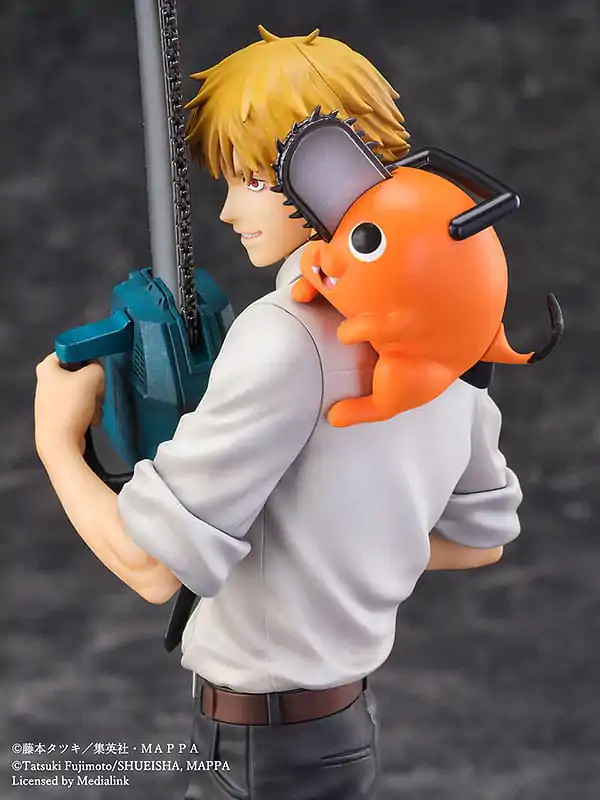 Chainsaw Man Luminasta PVC socha 1/7 Denji & Pochita 24 cm fotografii produktu