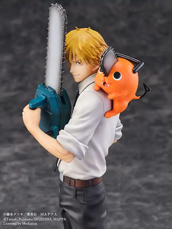 Chainsaw Man Luminasta PVC socha 1/7 Denji & Pochita 24 cm fotografii produktu