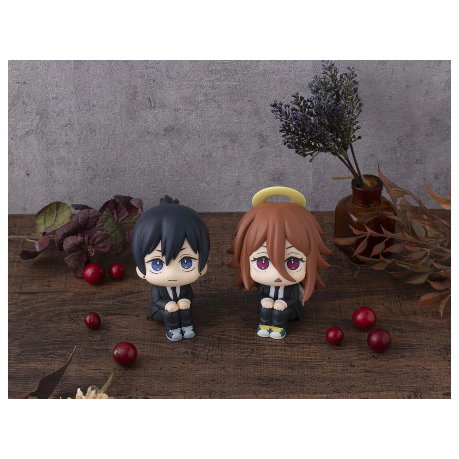 Chainsaw Man The Movie: Reze Arc Look Up PVC Soška Aki Hayakawa Smile Ver. & Angel Devil Set (s dárkem) 11 cm fotografii produktu